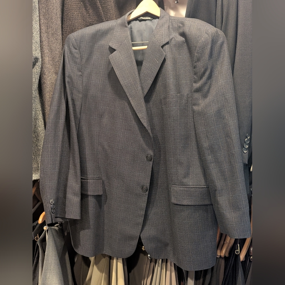 Jos. A. Bank Men's Brown Windowpane Sport Coat. 50R
